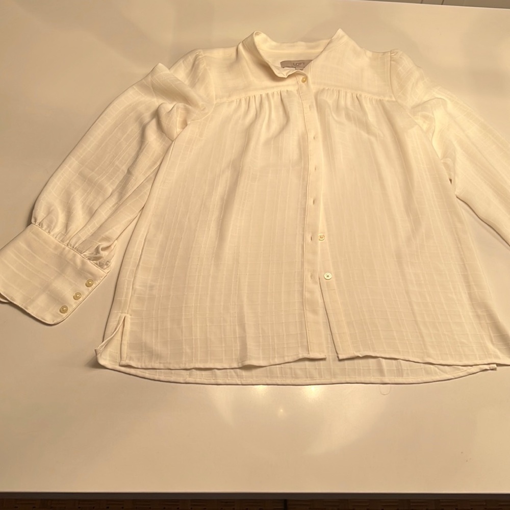 Women’s Cream Loft Blouse XS